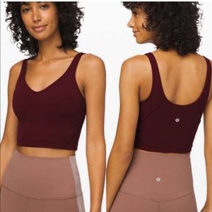 NWT Lululemon Align Tank in the Color Garnet Size 6